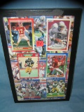 Collection of vintage football all star cards