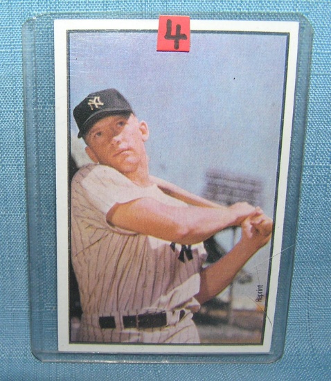 Mickey Mantle Bowman reprint baseball card