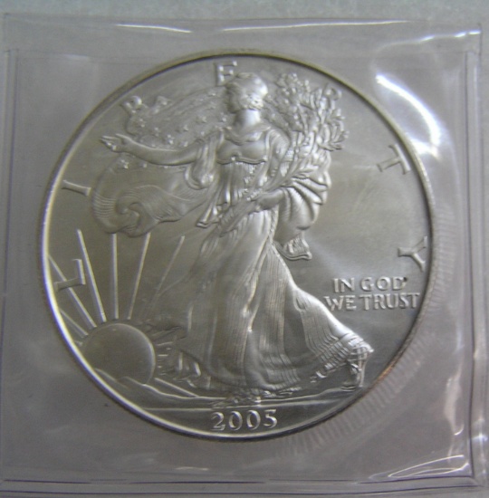 Walking Liberty silver eagle 1 oz of fine pure silver