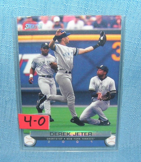 Vintage Derek Jeter all star baseball card