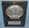 High quality golfing presentation plaque