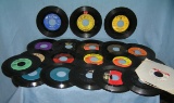 Collection of vintage 45 RPM records