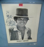 Autographed Bobby Vinton 8x10 photograph