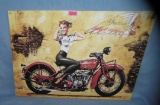 indian Motorcycle retro advertising sign