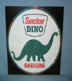 Sinclair Dino Gasoline retro style advertising sign