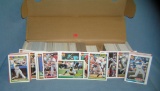 Box full of vintage baseball cards