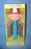 PEZ fireman giant sized PEZ candy roll dispenser