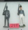 Pair of vintage hand painted soldiers