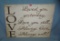 Love for Always decorative wall sign