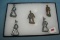 Collection of antique metal toy soldiers