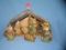 Hand made wooden illuminated manger