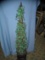 5 foot metal framed artificial tree in planter pot