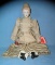 Porcelain and cloth dressed doll 14 inches