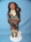 Native American Indian Skookum 11 inch squaw doll