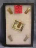 Collection of vintage gold plated money clips