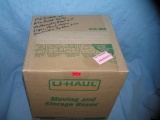 Moving and Storage Company  box lot marked Estate of Rita Budah family Lego's, plush, Magna construc