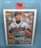 David Justice rookie Baseball card