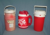 Group of 3 beverage cooler bottles