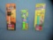 Group of vintage Holiday PEZ candy containers