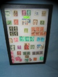 Collection of world wide postage stamps