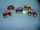 Monster trucks all cast metal collectibles