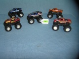 Monster trucks all cast metal collectibles