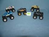 Monster trucks all cast metal collectibles