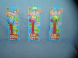 Group of vintage funky faces PEZ collectible candy container