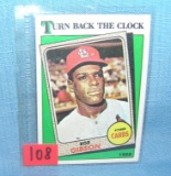 Vintage Bob Gibson all star baseball card