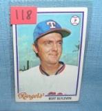 Vintage Bert Blyleven all star baseball card