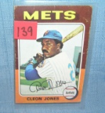 Vintage Cleon Jones NY Mets all star baseball card