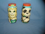 Pair of animal decorated banks