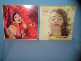 Pair of vintage record albums