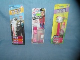 Group of vintage PEZ candy containers