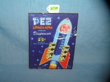 Vintage PEZ Space Man display sign