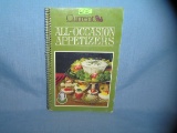 Vintage 1st edition cookbook for appetizers