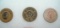 Group of 3 wood advertising nickles