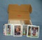 Box full of vintage hockey cards