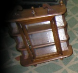 Miniature wood china cabinet