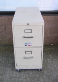 Two drawer file cabinet