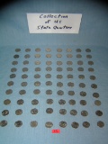 Huge collection of US American state quarters