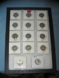 Group of vintage George Washington US quarters