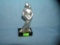 Artist signed polished aluminum sculpture