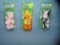 Group of vintage PEZ pets containers