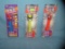 Group of 3 vintage Marvel superhero PEZ candy containers