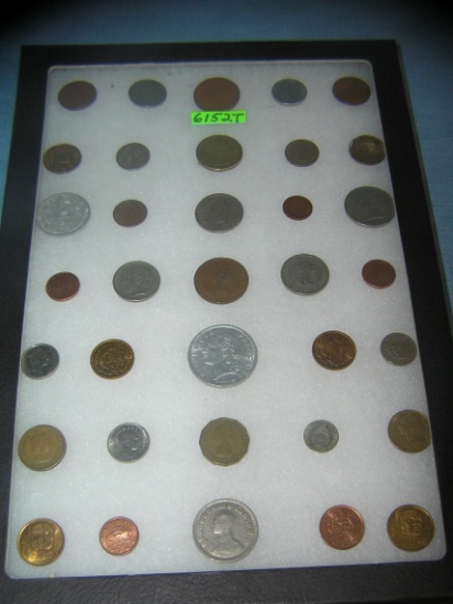 Collection of world coins
