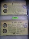 Group of cased American Bison nickels