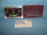 Cased & boxed Denver Mint US state quarter collection