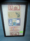 Group of vintage world currency