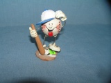 4 inch baseball figural mascot statue